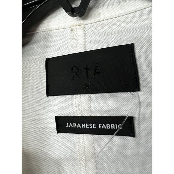 RTA NICCOLA COMBO DRESS WHITE/ CAMO SIZE M - Picture 7 of 14